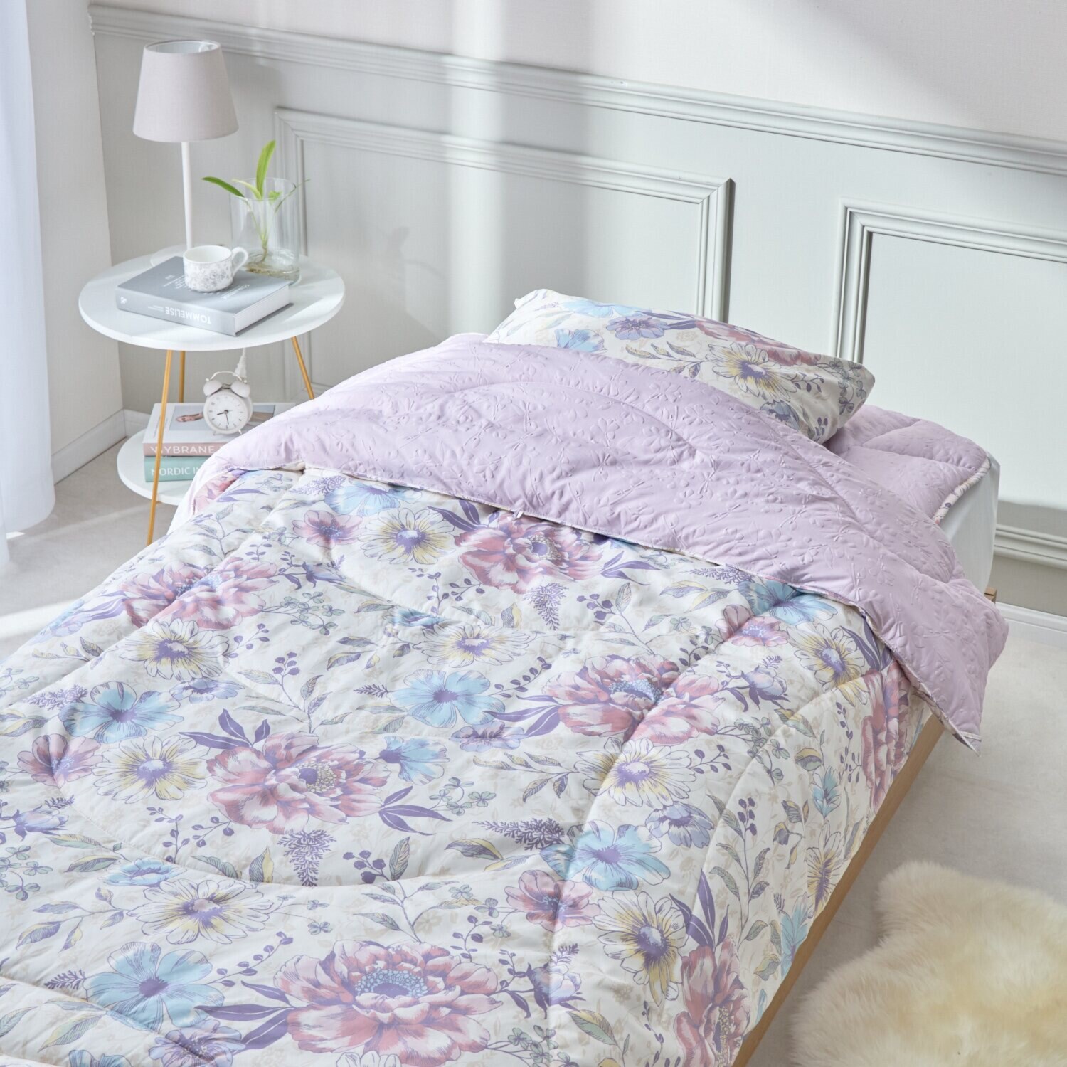 モリリン メルティーリッチダウン ほこりが出にくい 防ダニ・ウォッシャブル ふわもちケット ＜ダブル＞