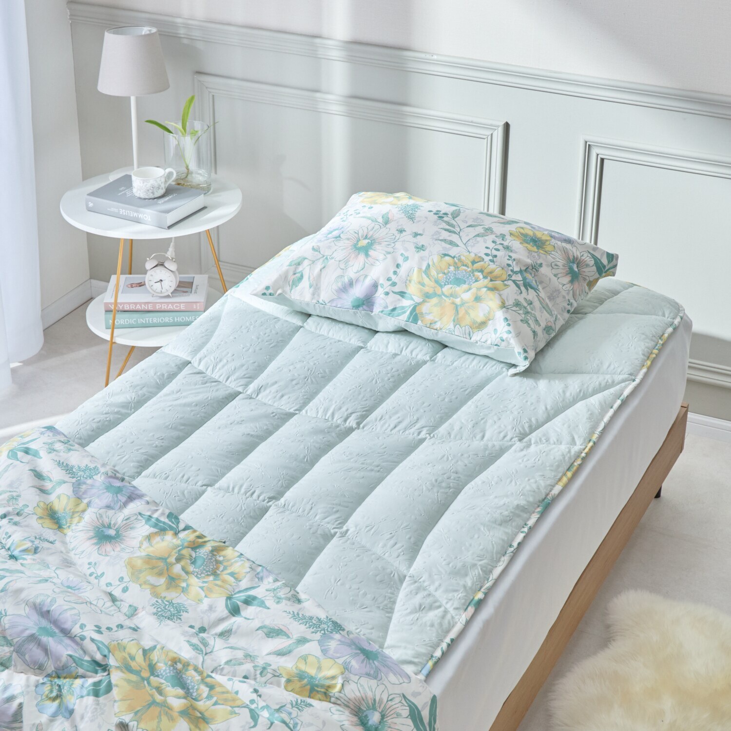 モリリン メルティーリッチダウン ほこりが出にくい 防ダニ・ウォッシャブル ふわもち敷きパッド ＜シングル＞