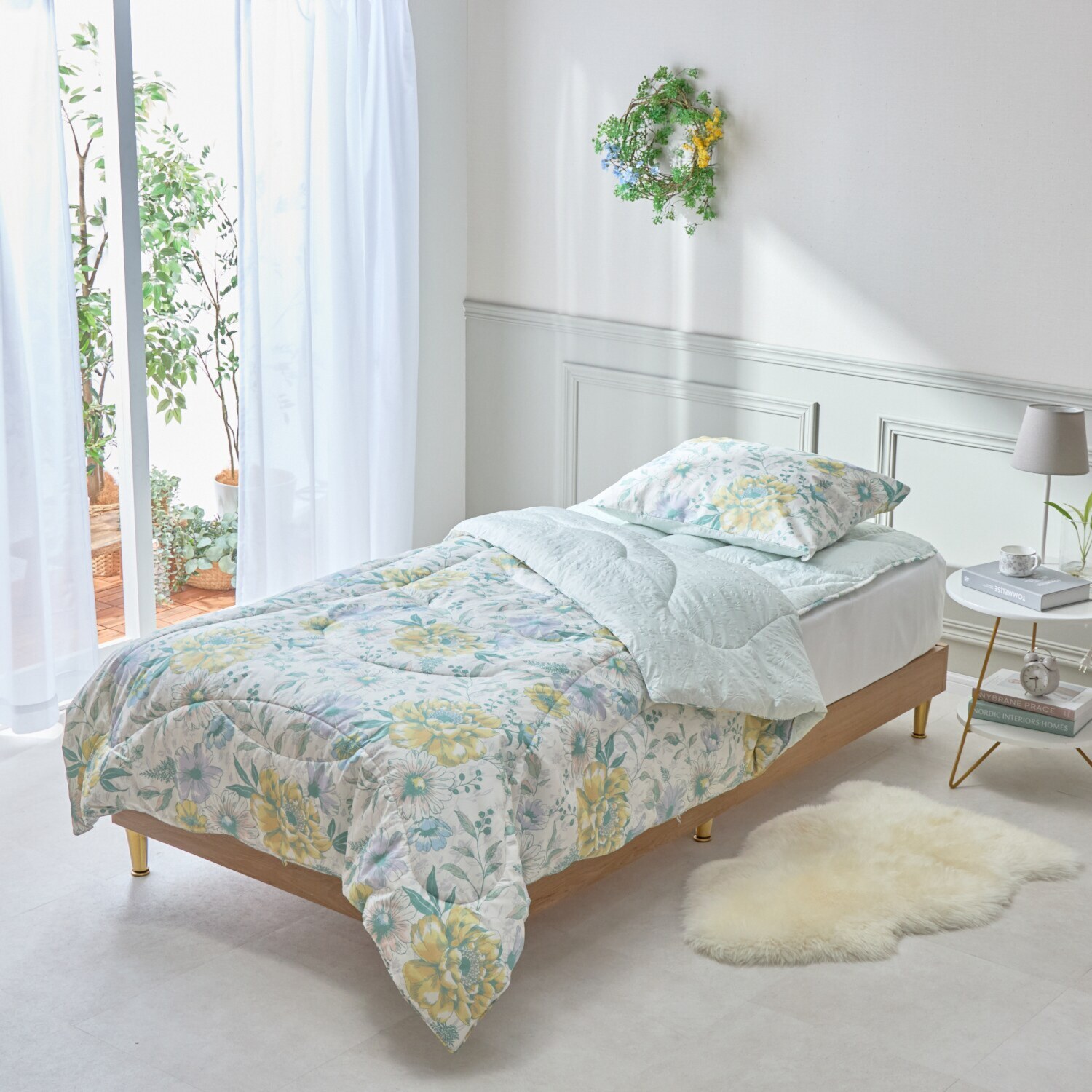 モリリン メルティーリッチダウン ほこりが出にくい 防ダニ・ウォッシャブル ふわもち敷きパッド ＜クイーン＞