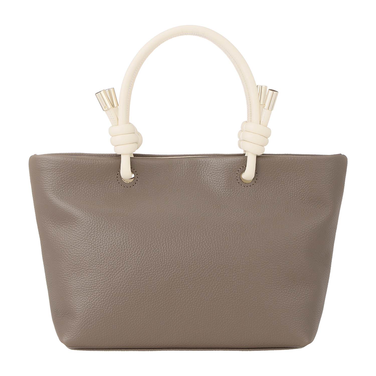 モーダプリンチペ はっ水 牛革シュリンク ノードハンドル ミディアムトートバッグ