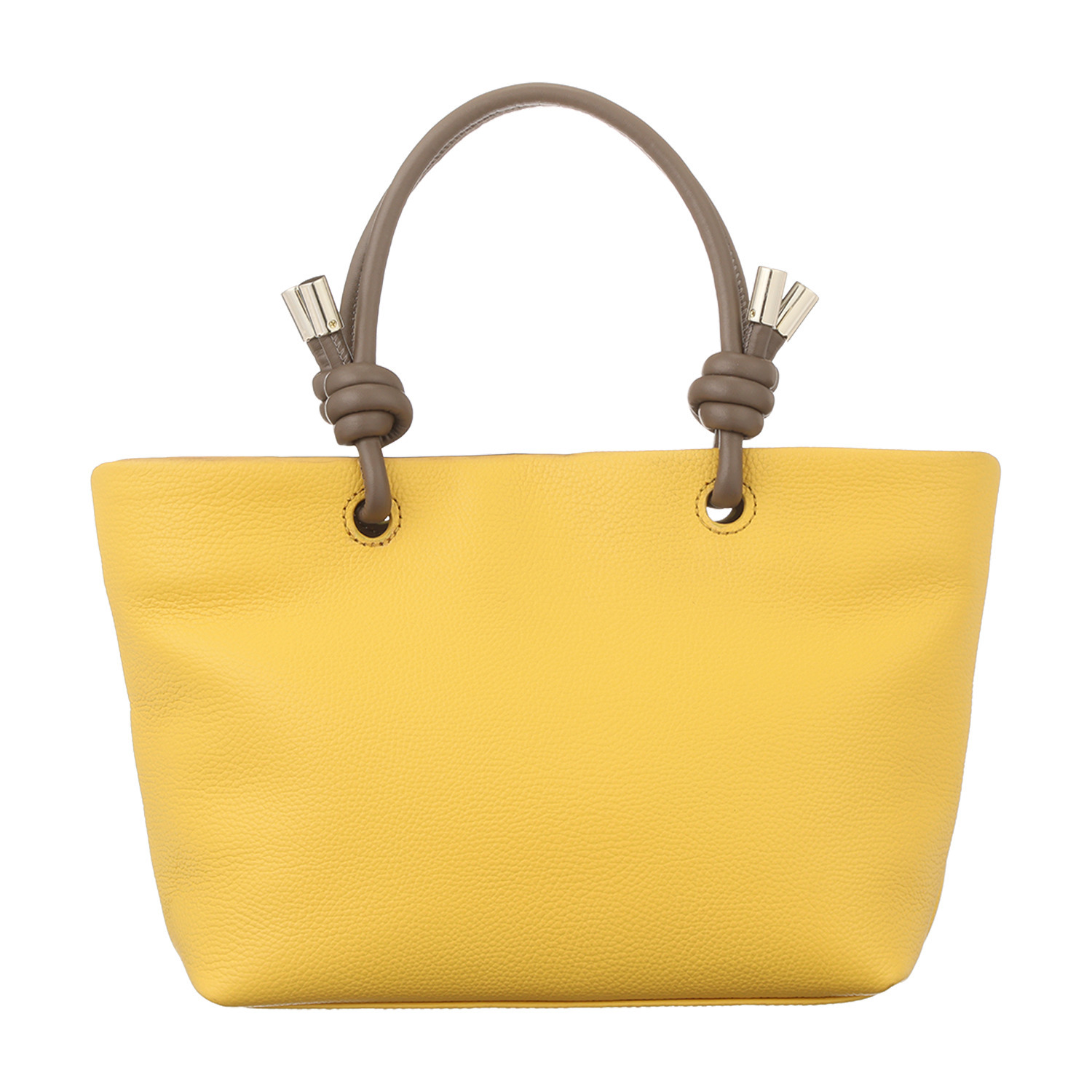 モーダプリンチペ はっ水 牛革シュリンク ノードハンドル ミディアムトートバッグ