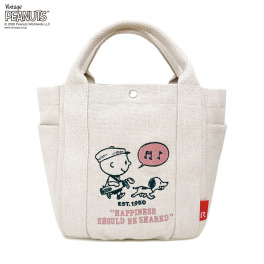 ルートート リサイクルコットン使用 スヌーピー デリトートバッグ
