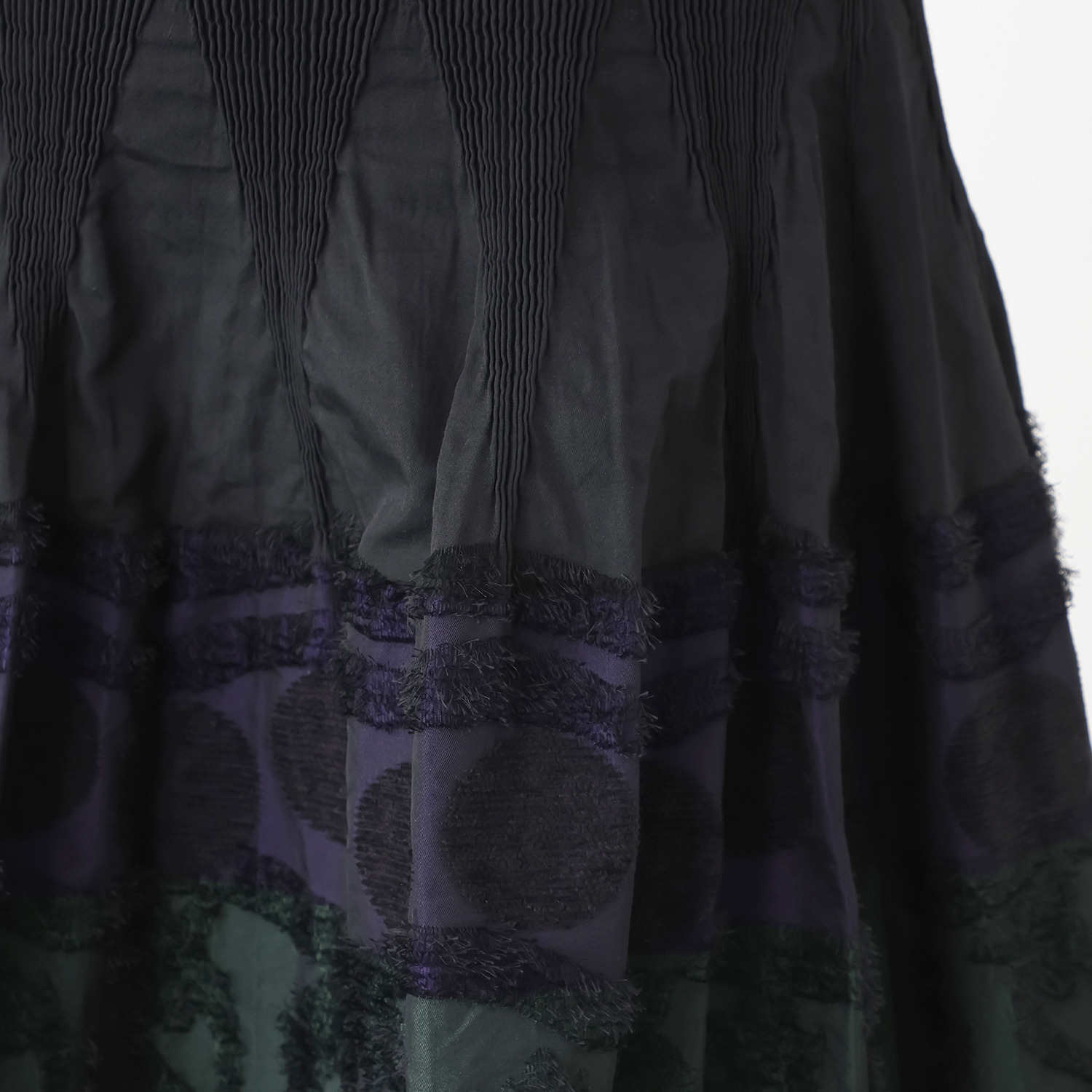 ナインティーン　ブルーム 桐生産ジャガード スカート