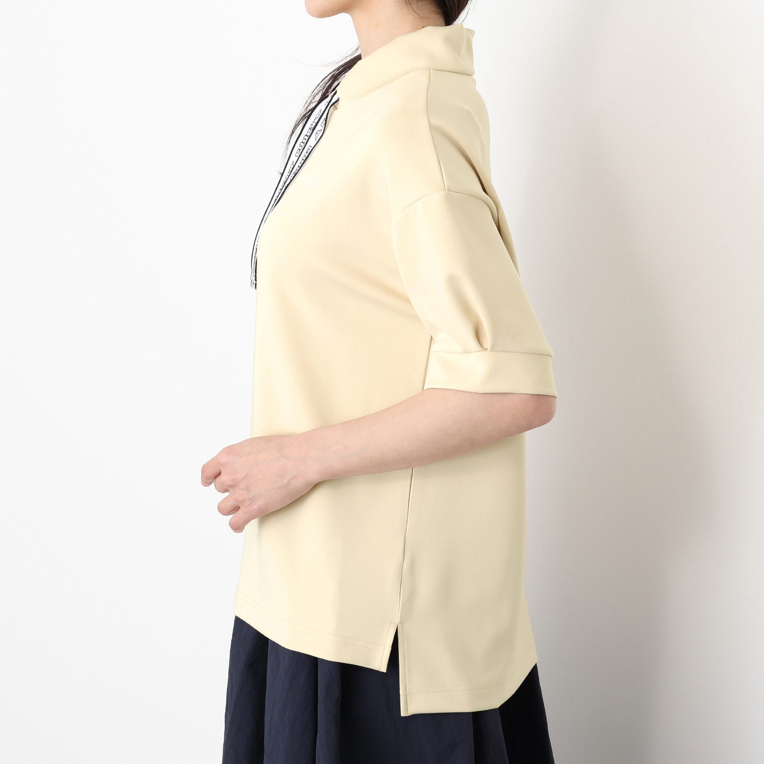 Ｋａｐｐａ ＵＶカット ライトダンボール エレガント 五分袖プルオーバー