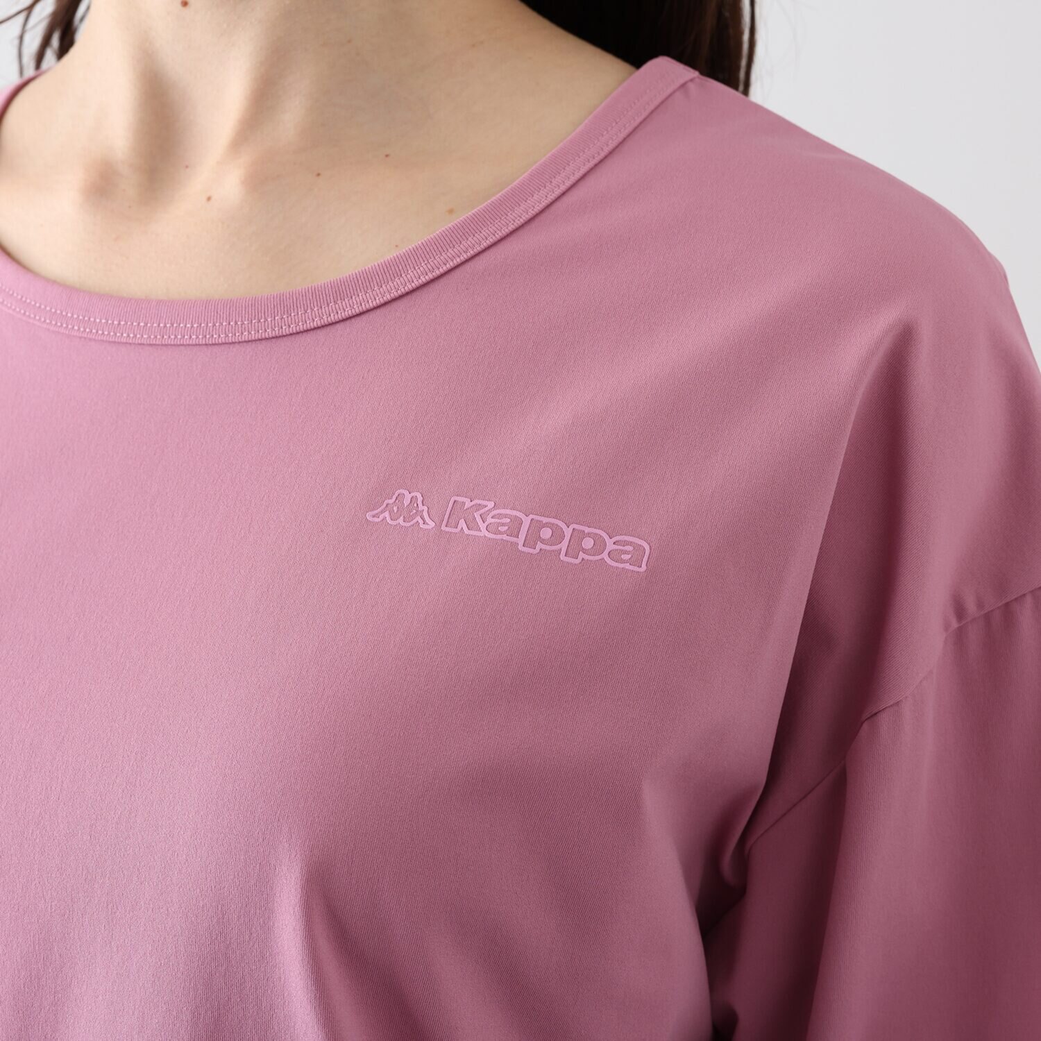 Ｋａｐｐａ 吸水速乾・ＵＶカット ペアテックス ラウンドヘム ロングＴシャツ ＜水陸両用＞