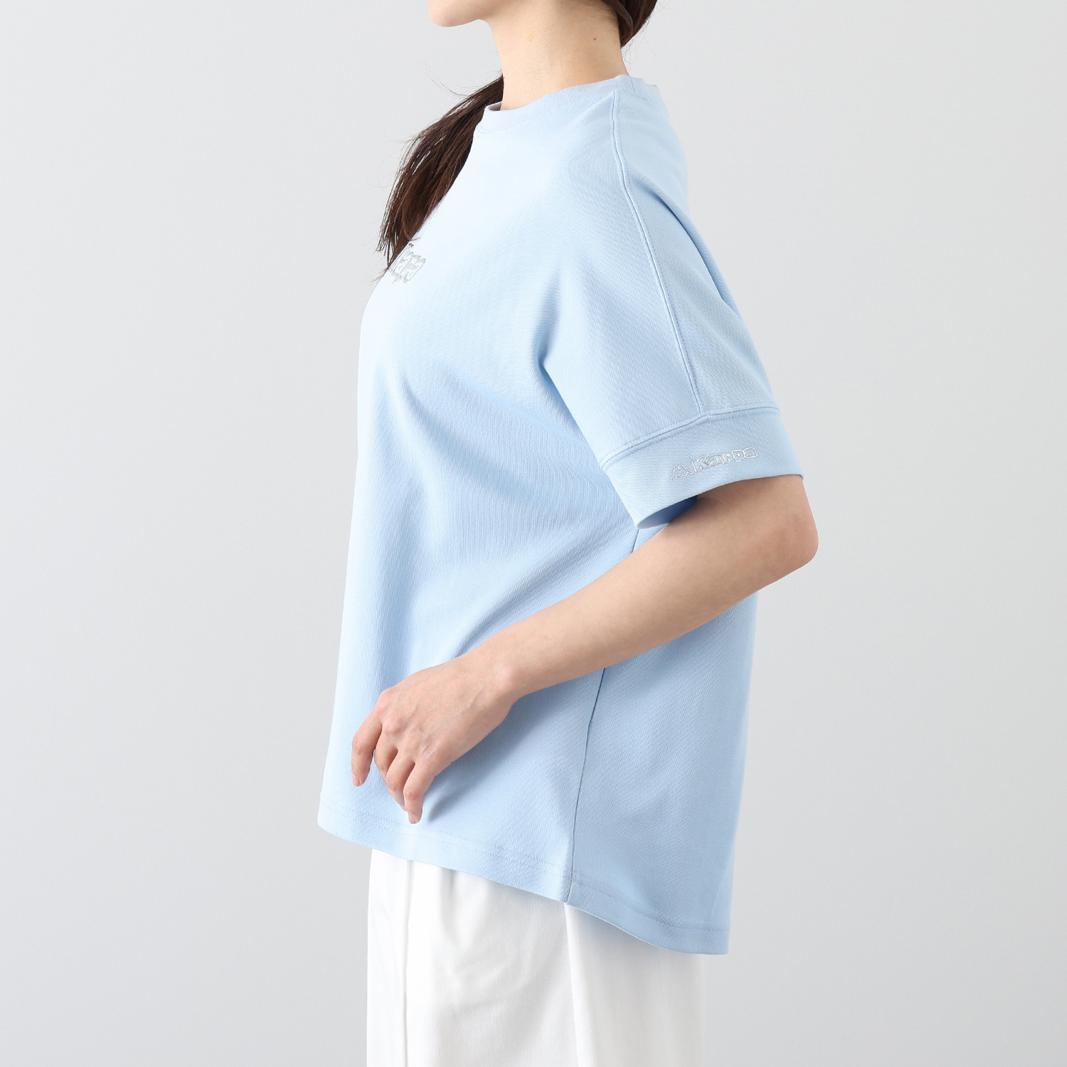 Ｋａｐｐａ 吸水速乾・ＵＶカット エアリー鹿の子 ドロップショルダー Ｔシャツ