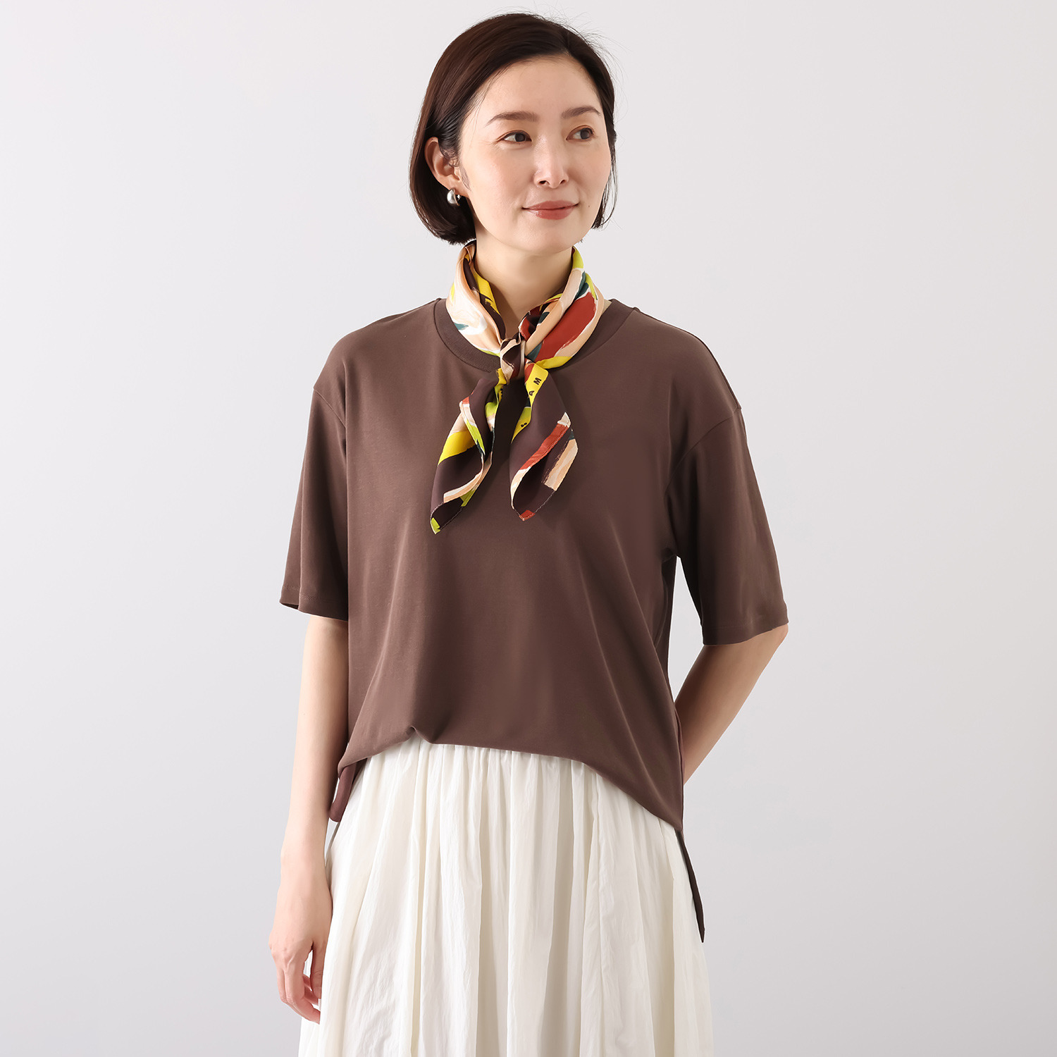 オーエヌオー 創業１００年の傑作 カルミヤコットン ガス焼き加工で艶仕上げ さらっと柔らかい リラックスプルオーバー