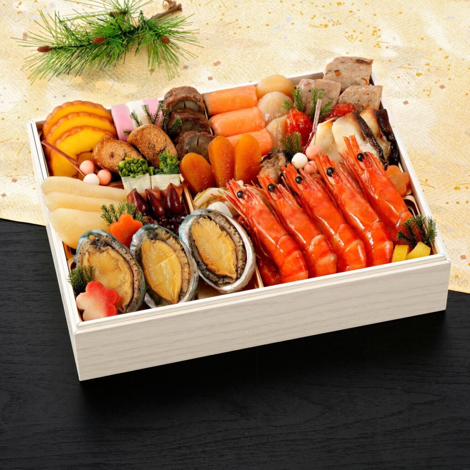 ＜年末お届け＞ 室町創業　４００年の歴史 うなぎ料亭「山重」監修の 迎春弐段重