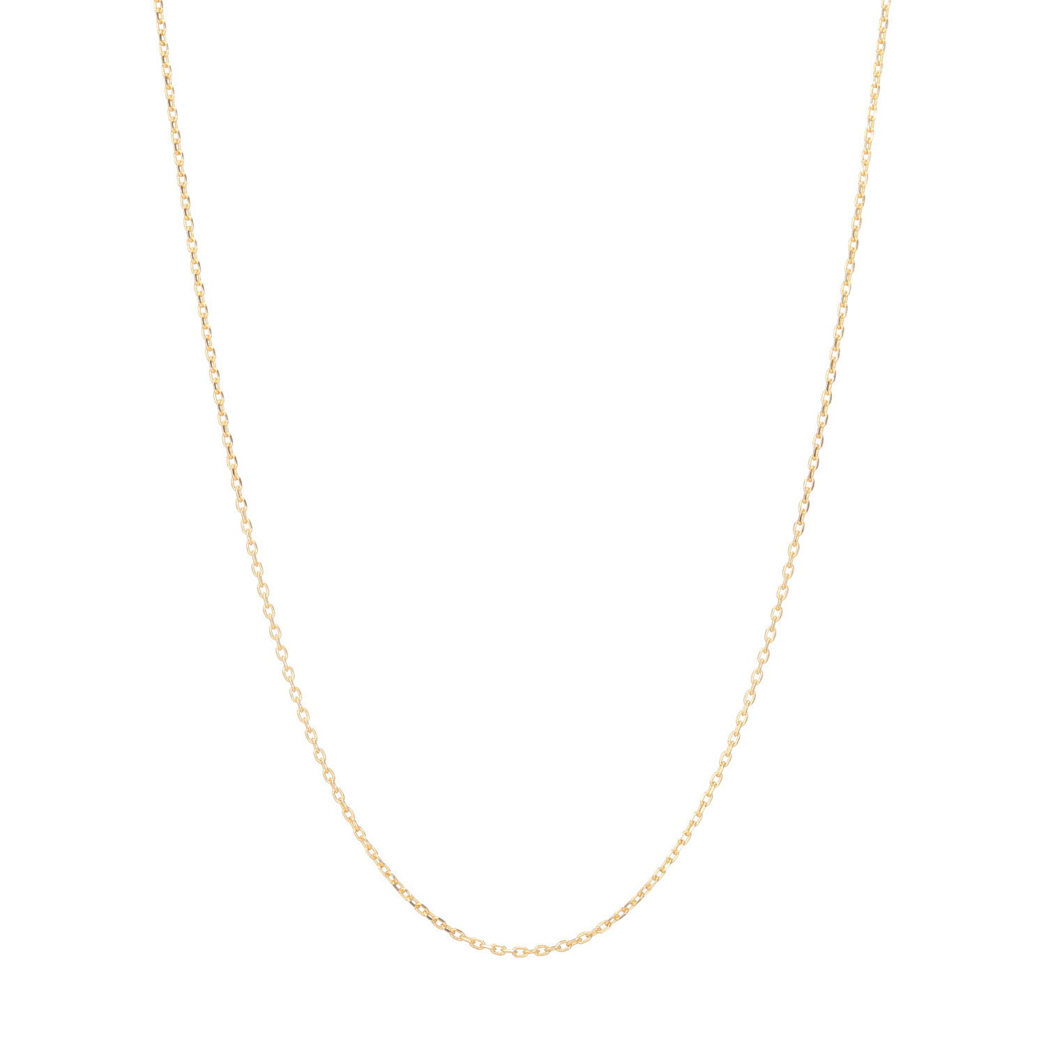 フェルーチェ １０Ｋ シャイニーケーブル チェーンネックレス