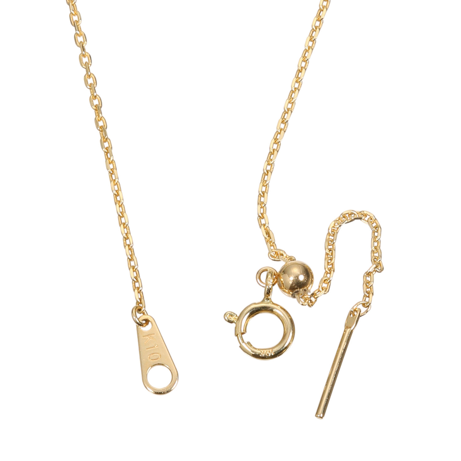 フェルーチェ １０Ｋ シャイニーケーブル チェーンネックレス