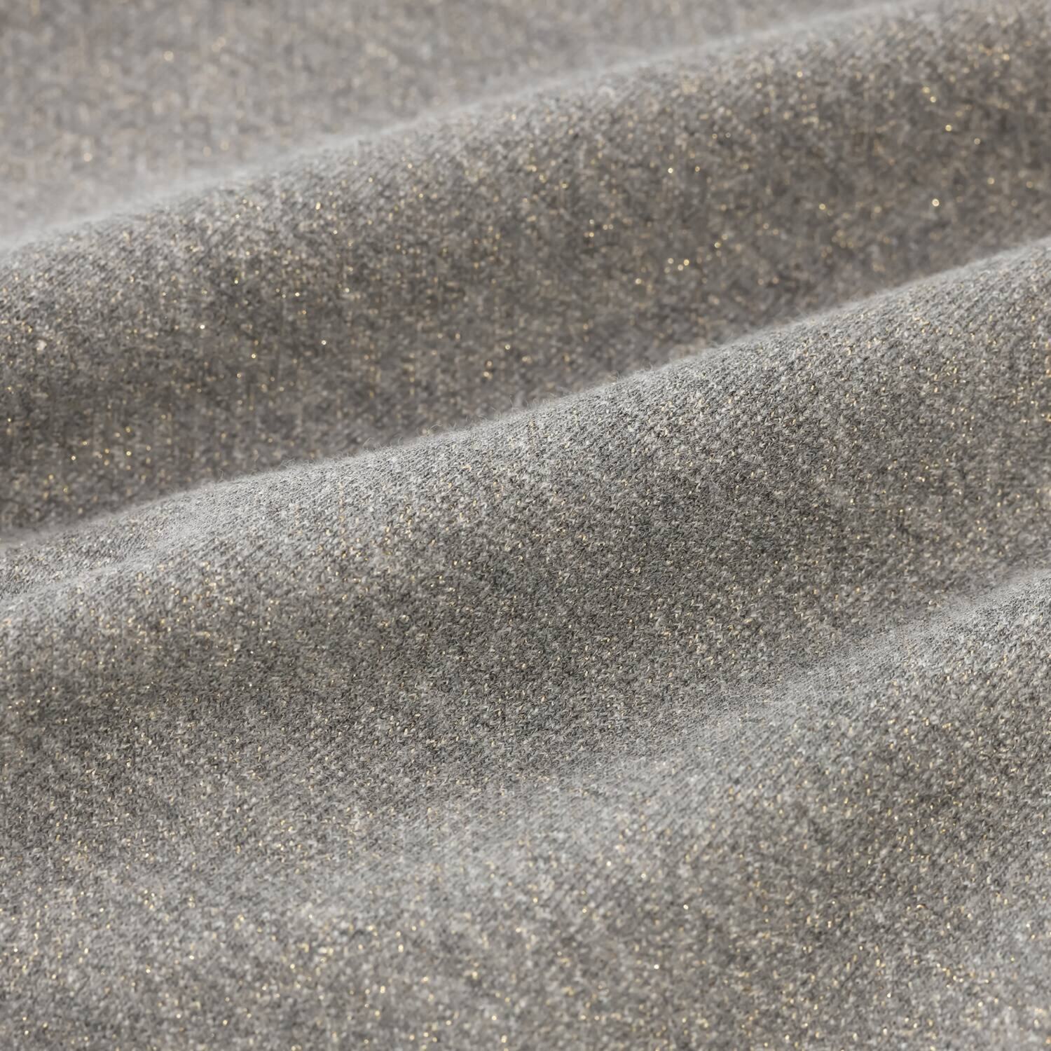 シーン ラメ裏毛 ロゴ刺しゅうプルオーバー