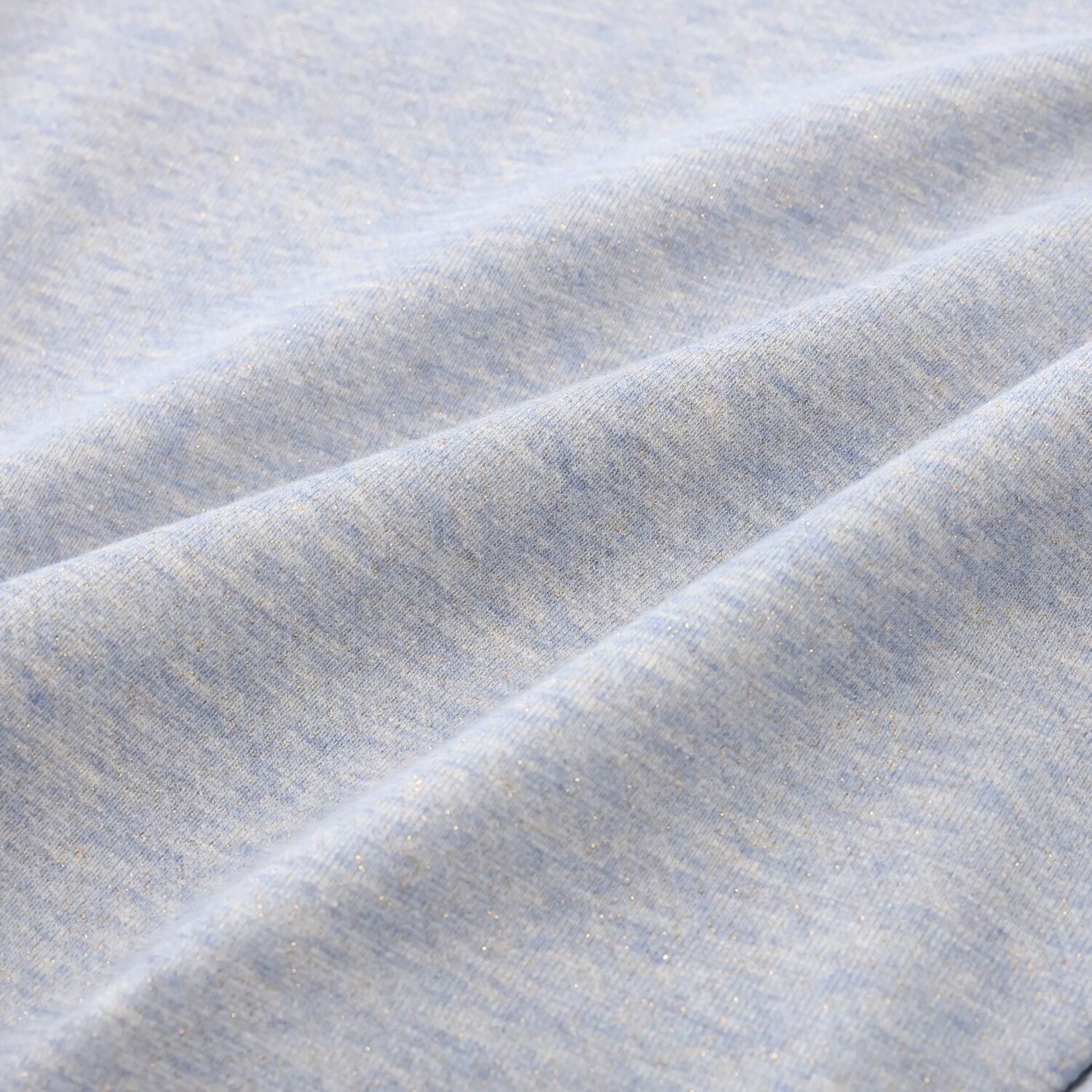 シーン ラメ裏毛 ロゴ刺しゅうプルオーバー