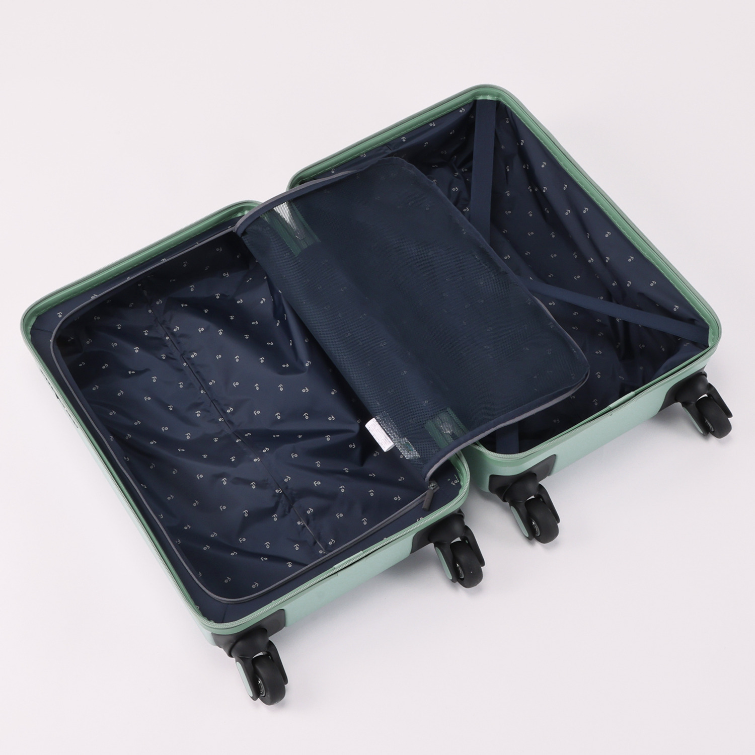 フリクエンター “リエーヴェ” 衝撃緩衝 スーツケース４８ｃｍ 旅行ポーチ７点セット ＜機内持ち込み可＞