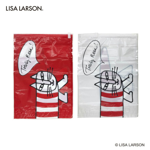 ハピタス× リサ・ラーソン はっ水・軽量 マイキーデザイン ソフトキャリー ＜圧縮袋２枚付＞