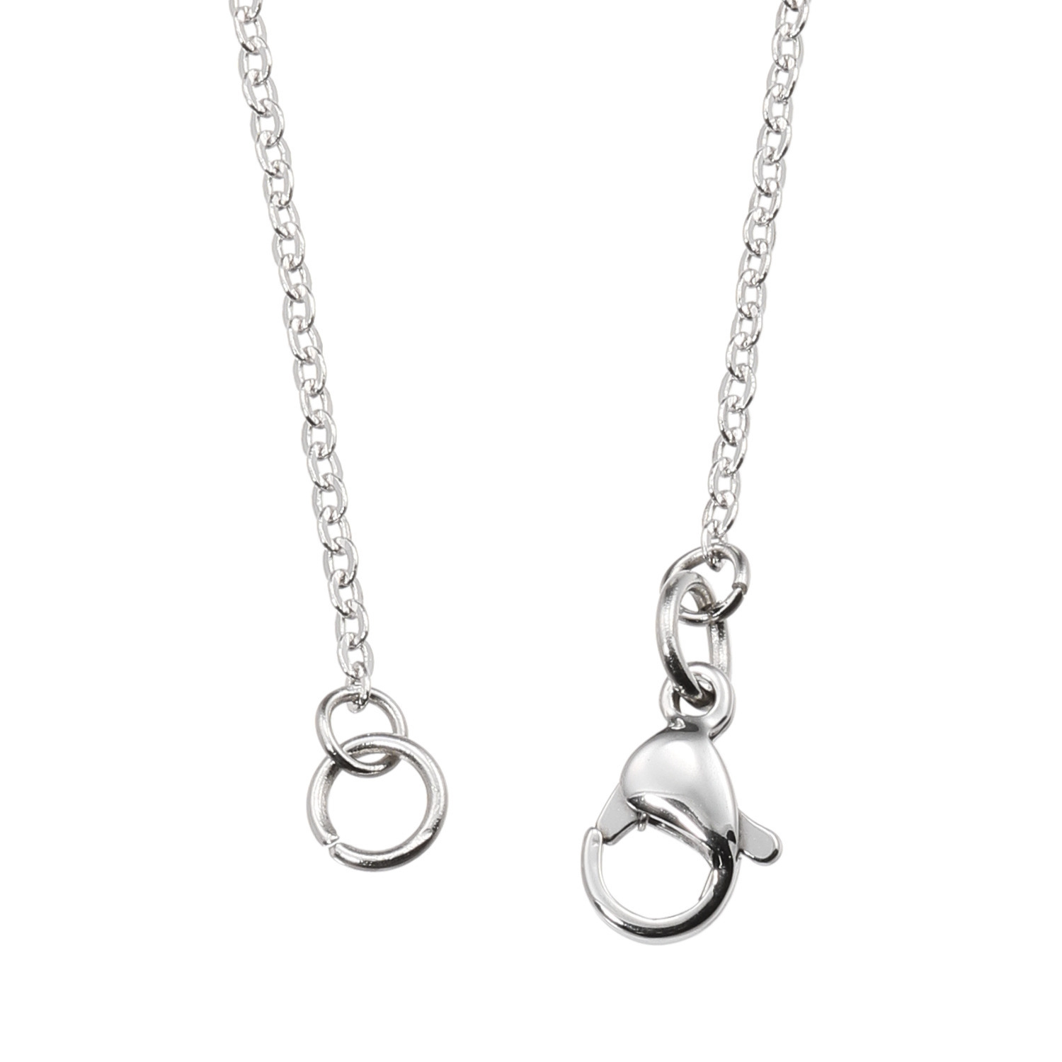 キラキラギフト バイ　アビステ ステンレス ビッグハート ロングペンダント