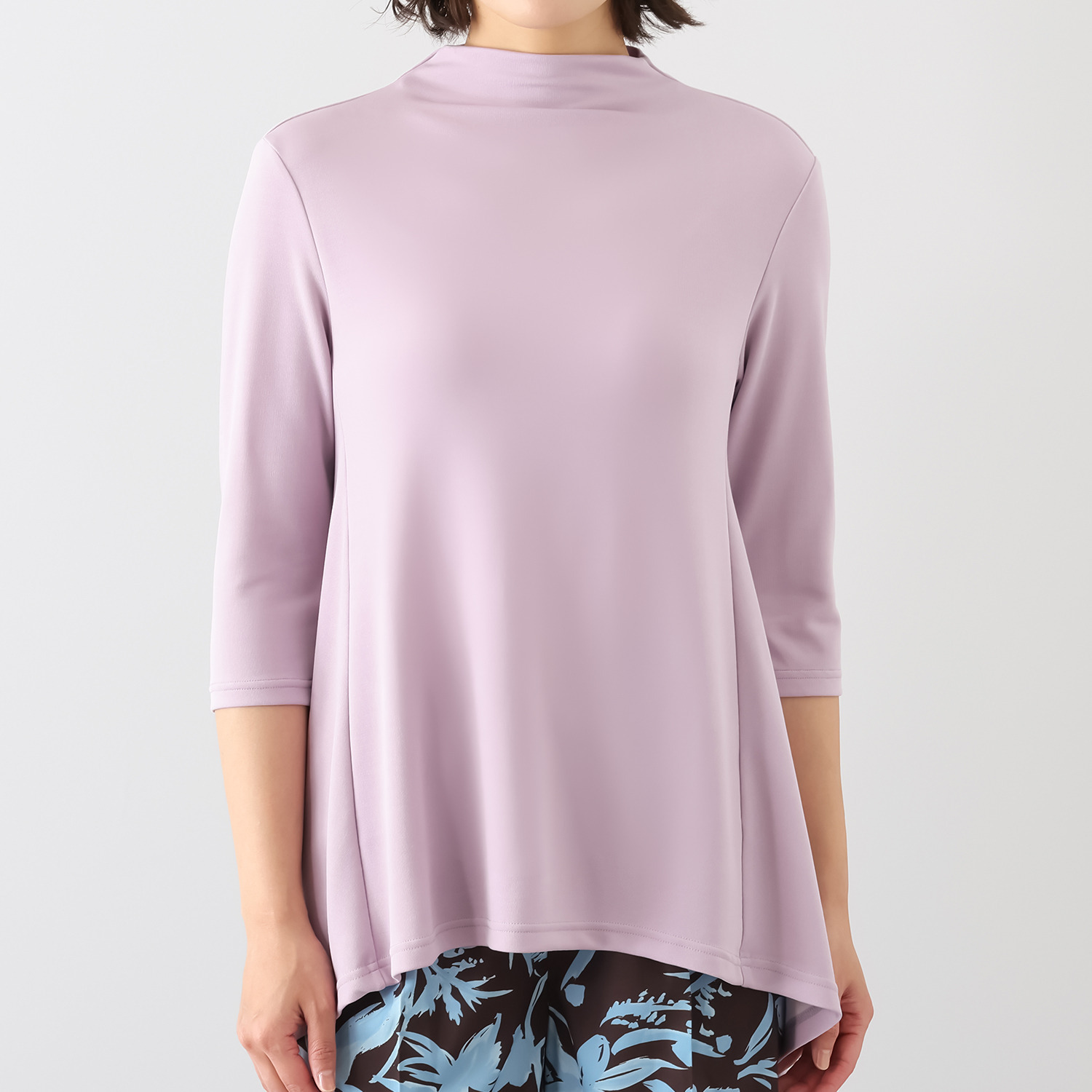 ココンライフ　ドゥ ＵＶカット・吸放湿 キュプラ混 ダンボールニット Ａラインチュニック