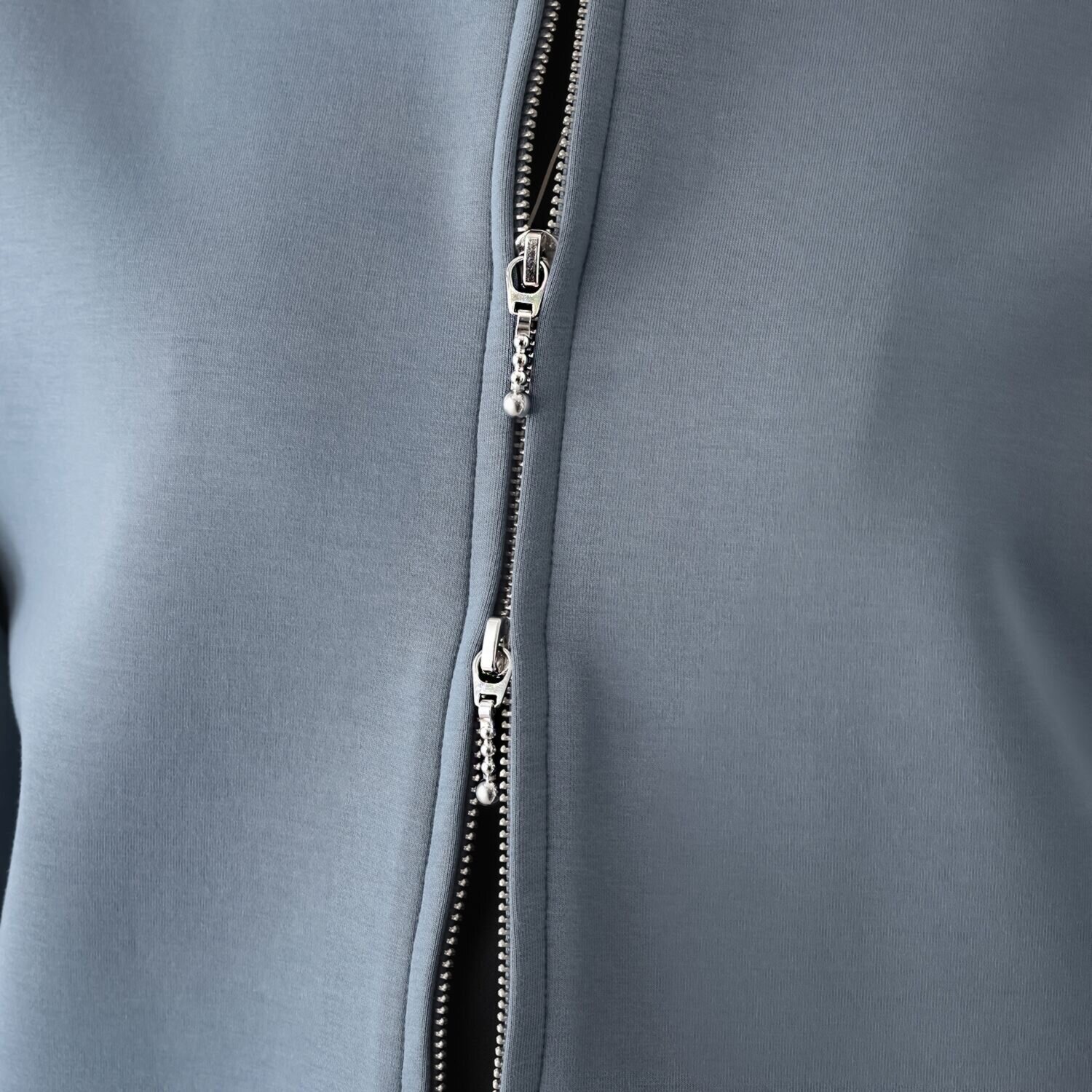 チーロ ダンボールニット ノーカラーブルゾン