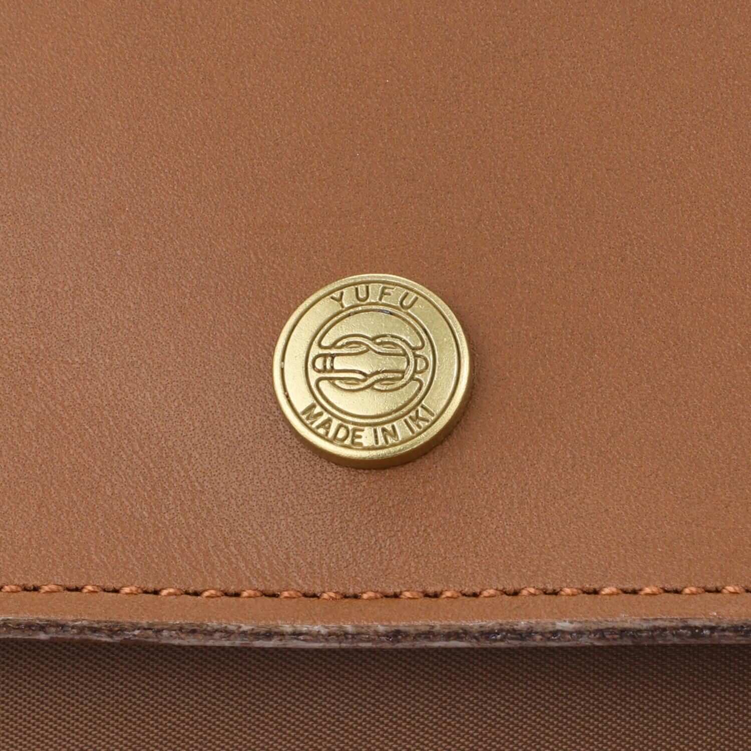 ユフ メイドイン壱岐 ナイロン×ステアレザー コンビショルダーバッグ