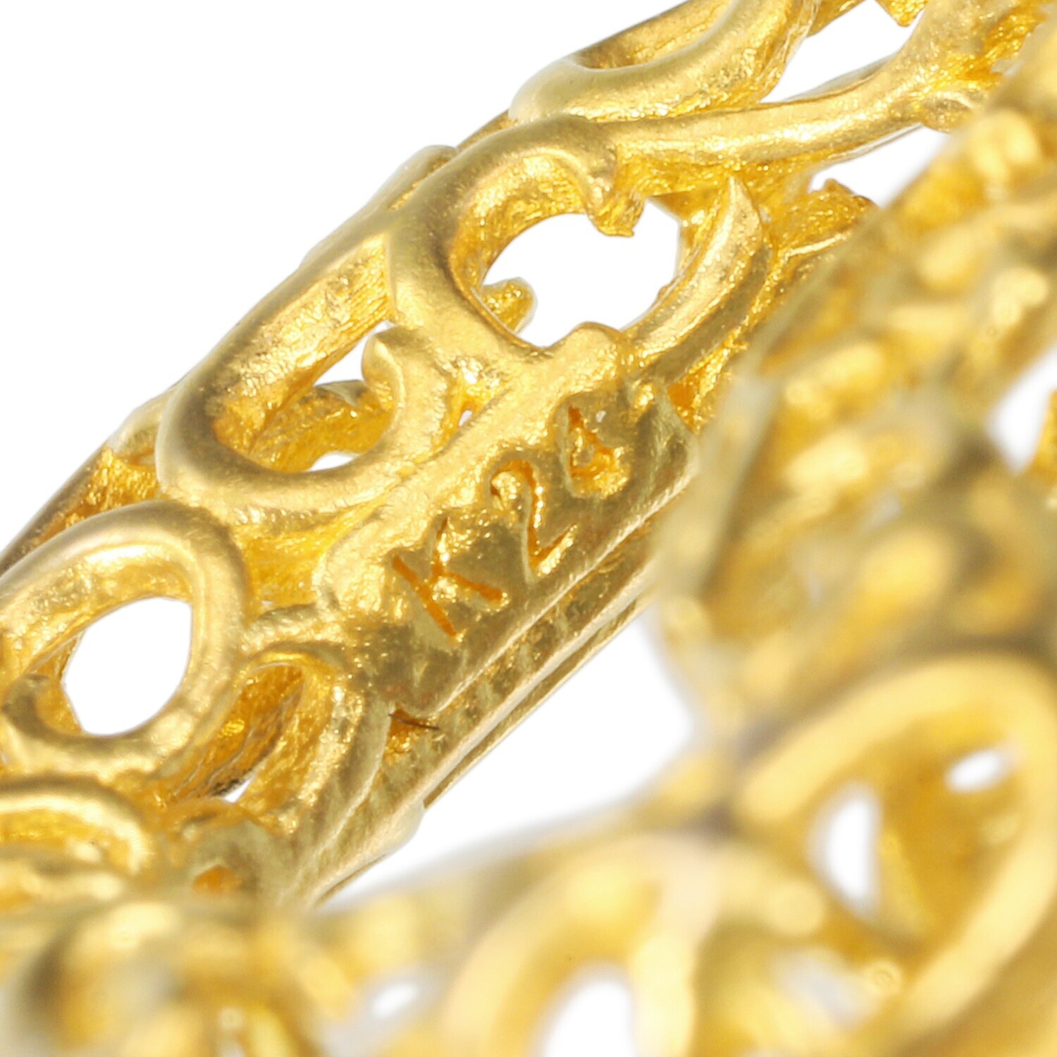 ピュアイズム 純金 オープンハートデザイン ペンダントトップ