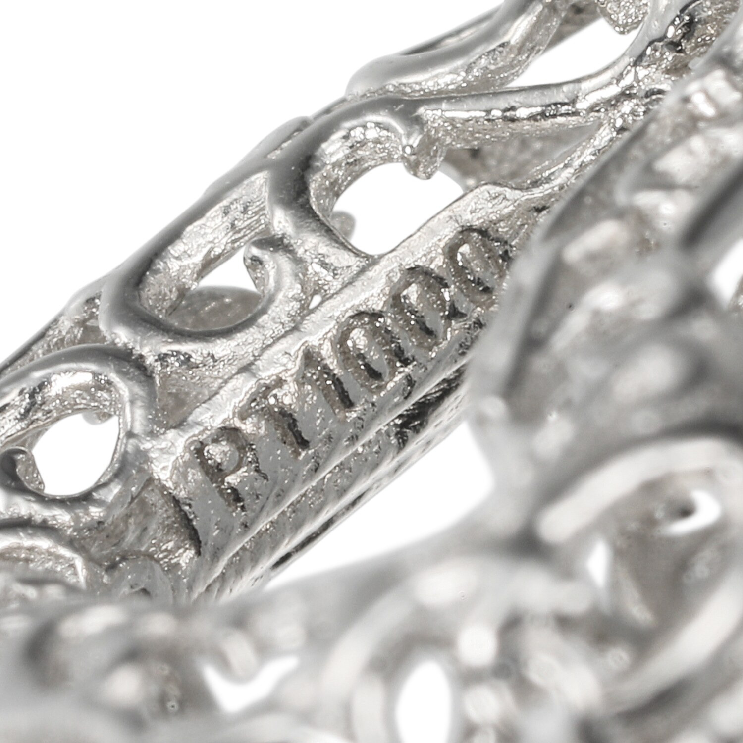 ピュアイズム 純プラチナ オープンハートデザイン ペンダントトップ