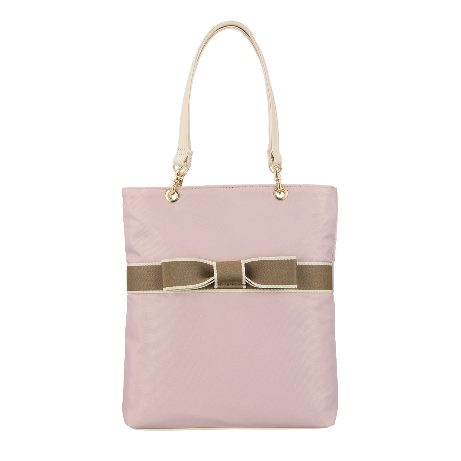 ラルジュ リボンアクセント Ａ４縦トートバッグ