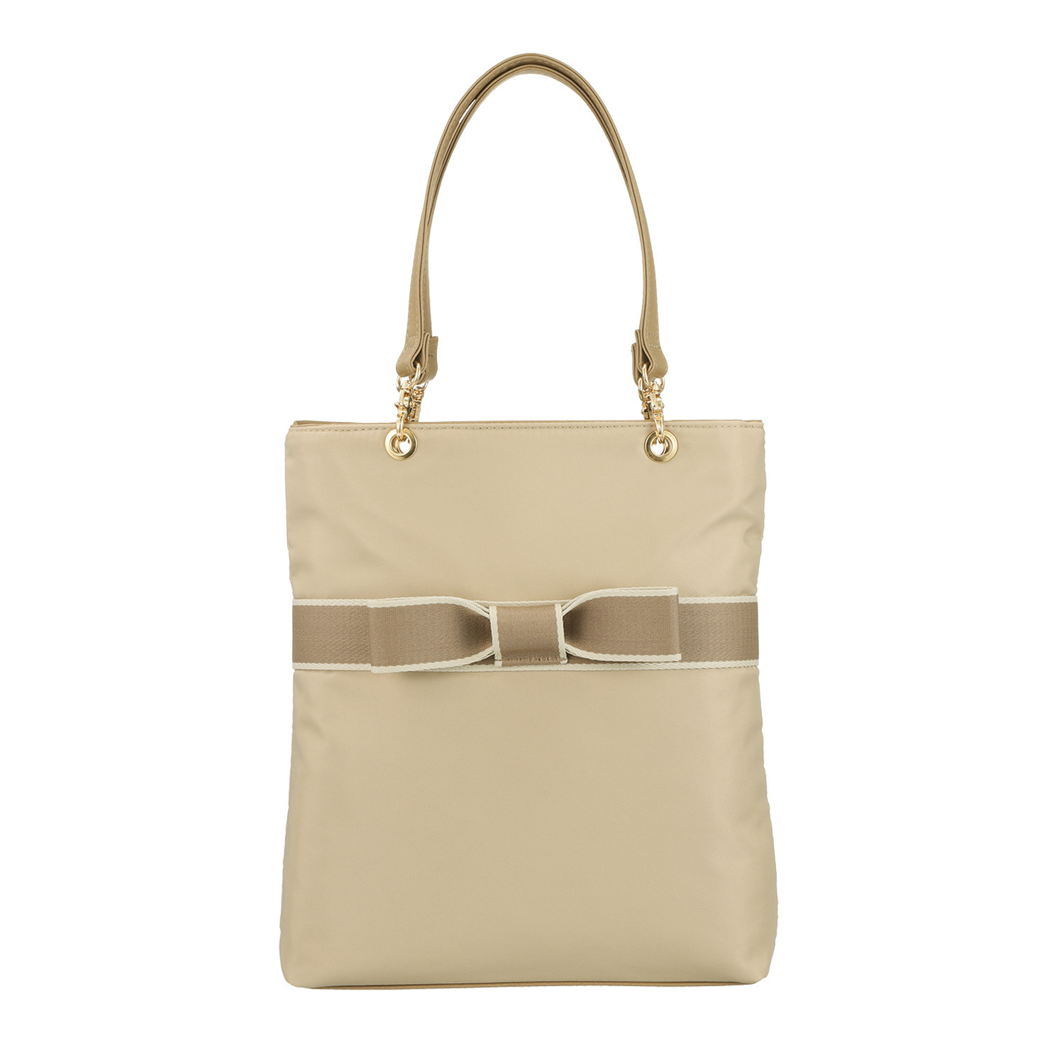 ラルジュ リボンアクセント Ａ４縦トートバッグ