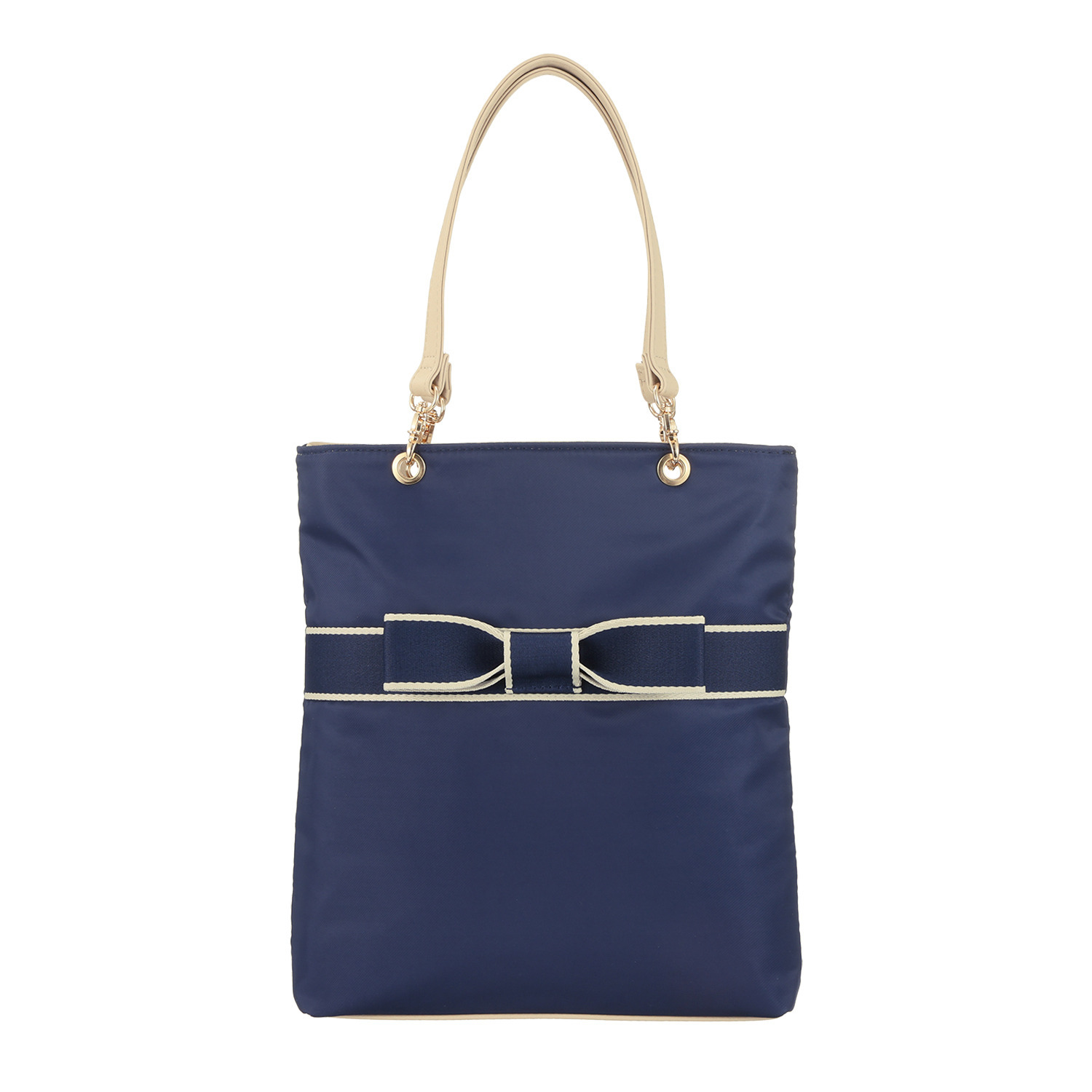 ラルジュ リボンアクセント Ａ４縦トートバッグ