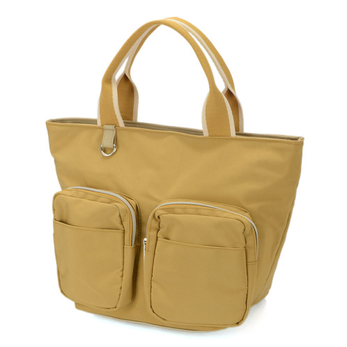 ラルジュ ポケットいっぱい テープハンドル トートバッグ