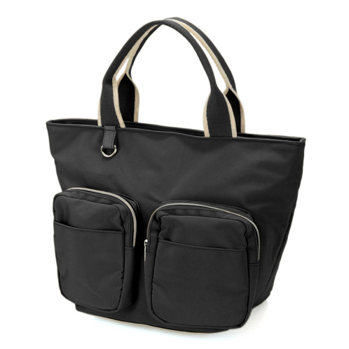 ラルジュ ポケットいっぱい テープハンドル トートバッグ