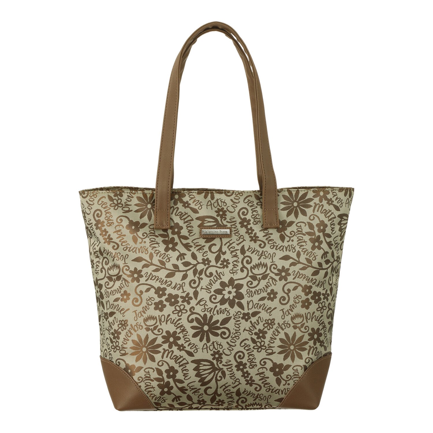 ラルジュ フラワーサインジャガード トートバッグ