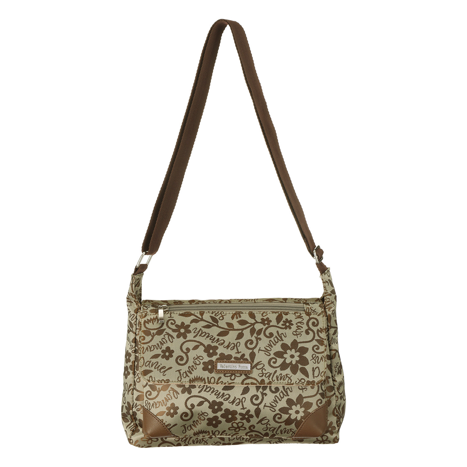 ラルジュ フラワーサインジャガード ショルダーバッグ