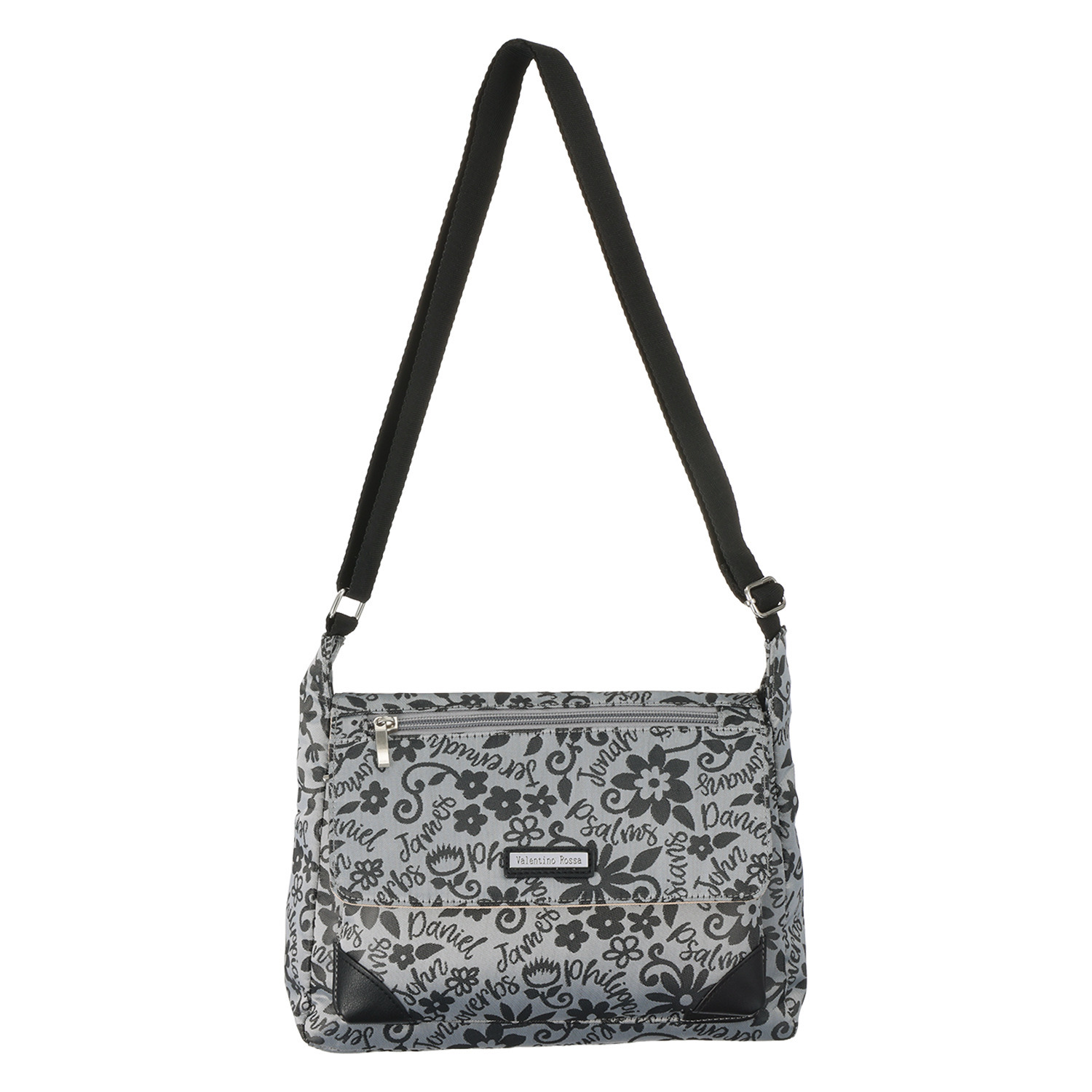 ラルジュ フラワーサインジャガード ショルダーバッグ