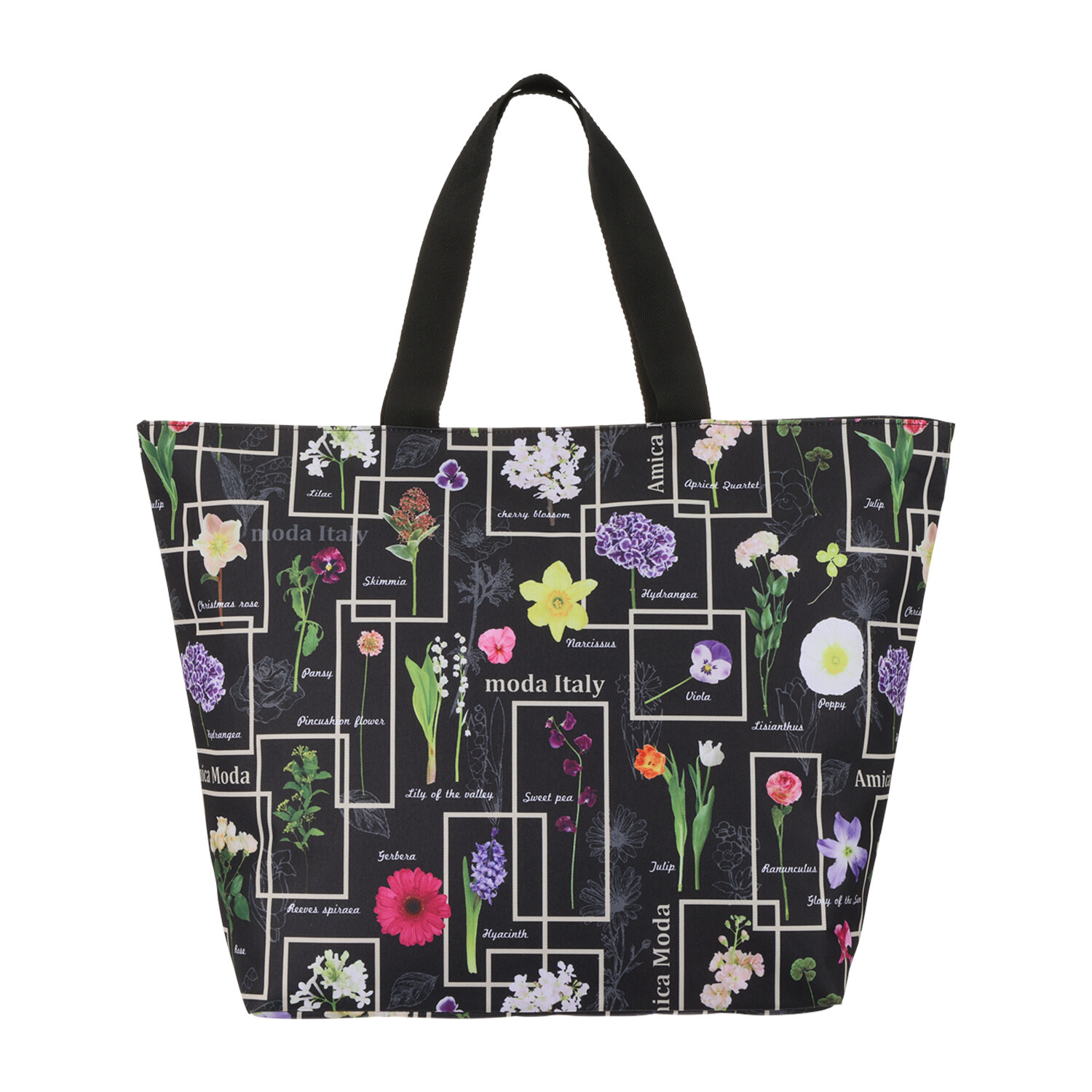 ラルジュ フラワー ビッグトートバッグ