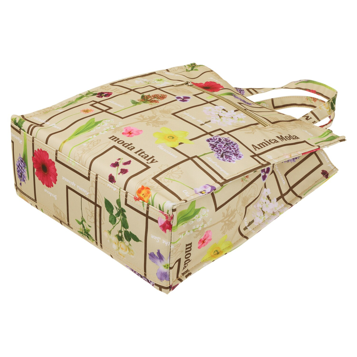 ラルジュ フラワー Ａ４縦トートバッグ