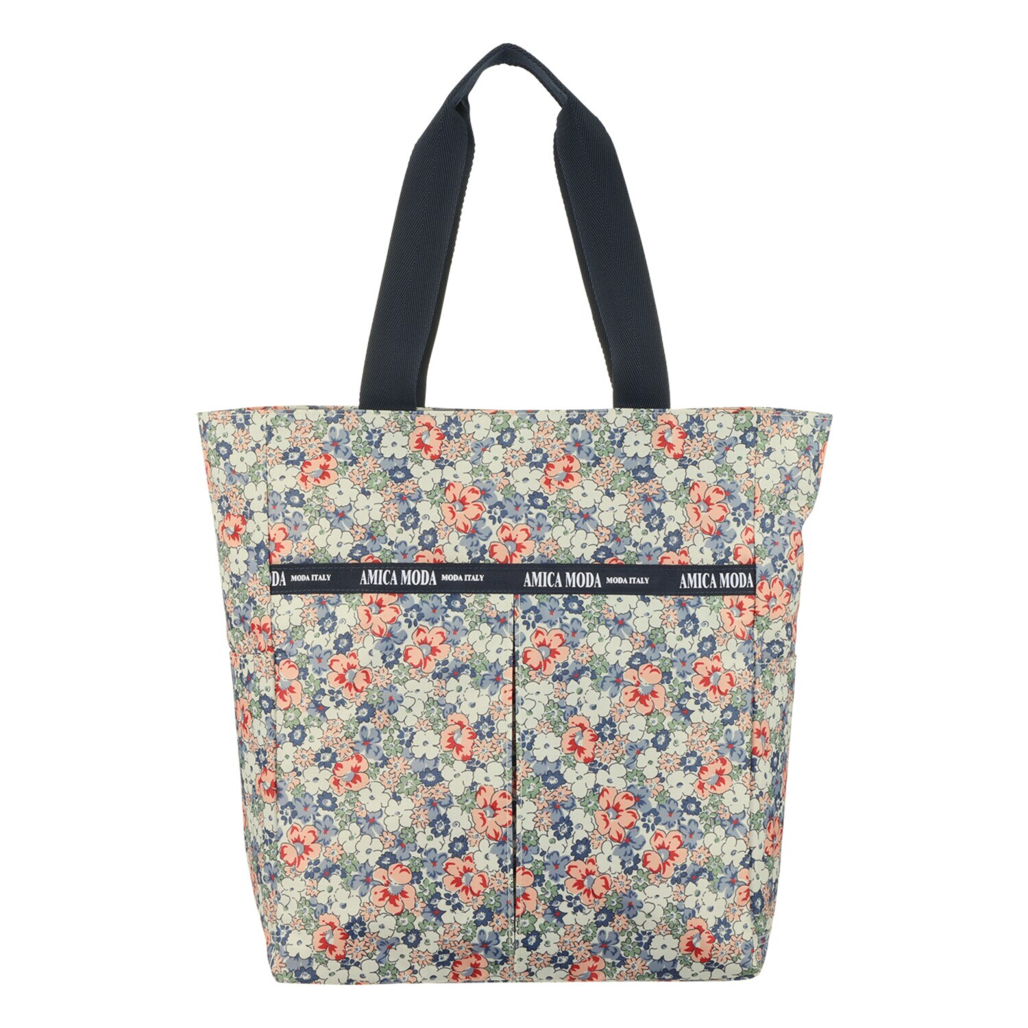 ラルジュ リンダフラワー ポケットいっぱい トートバッグ