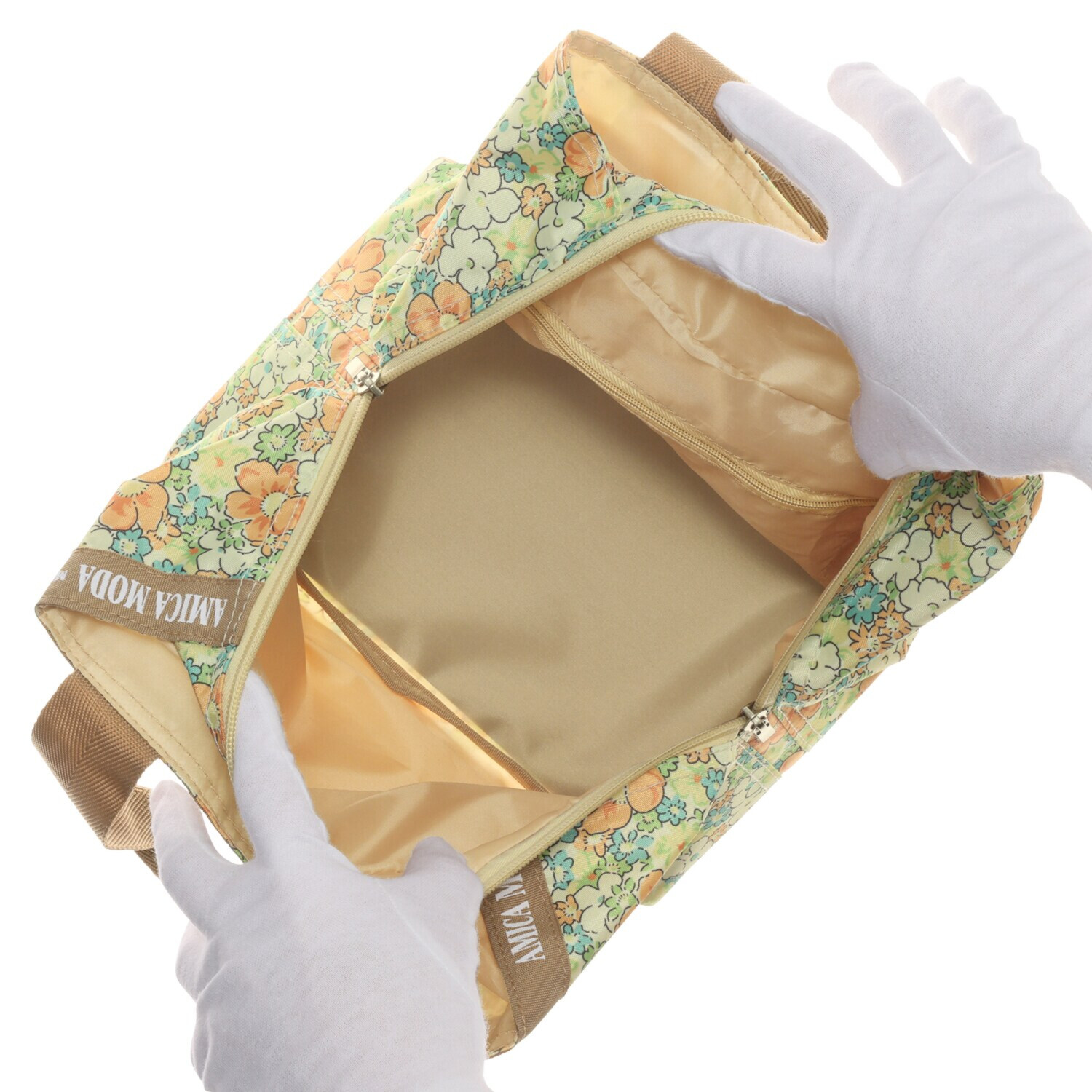 ラルジュ リンダフラワー 両あおりトートバッグ