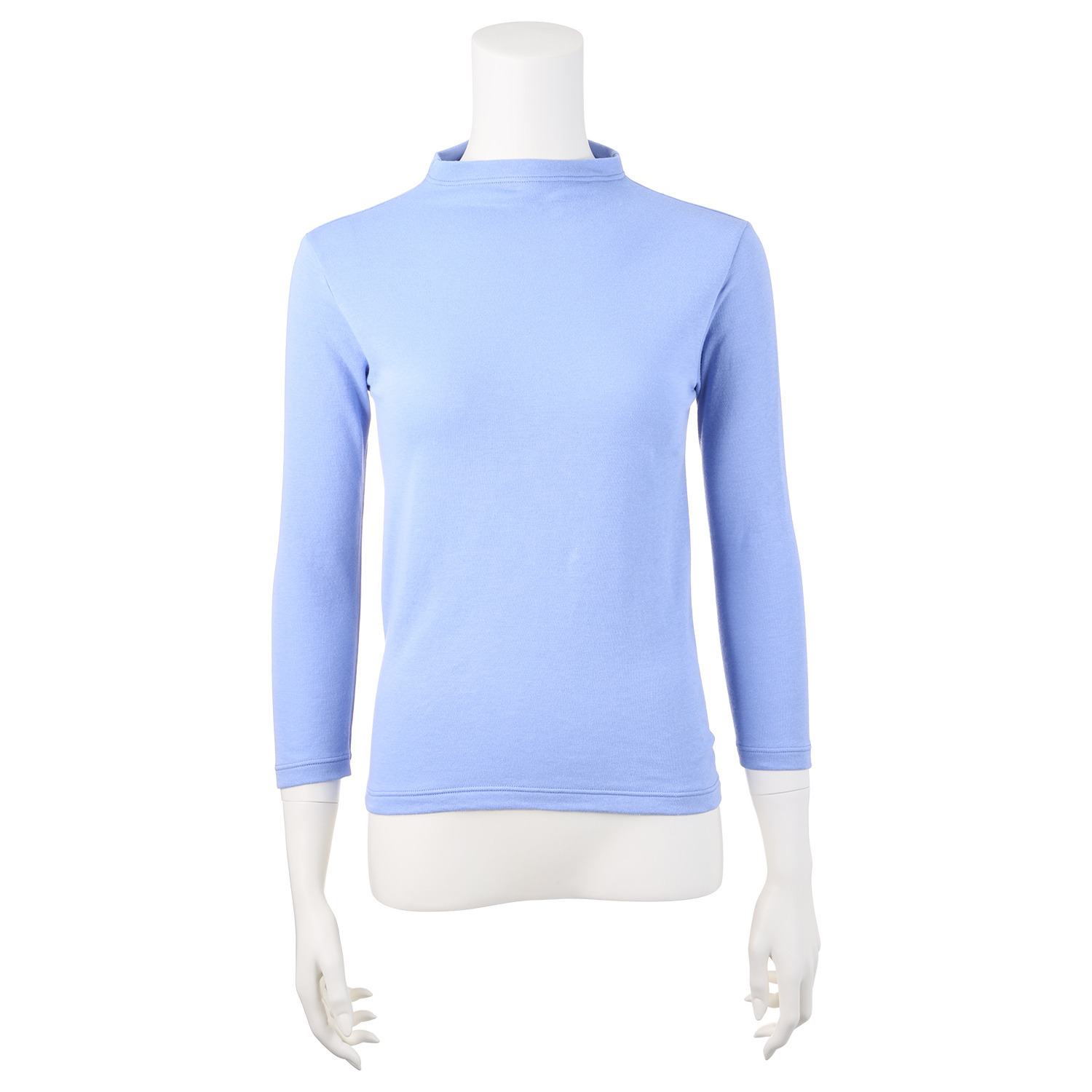 着まわし７デイズ 吸水速乾 紀州パイル ボトルネック 七分袖プルオーバー ３枚セット