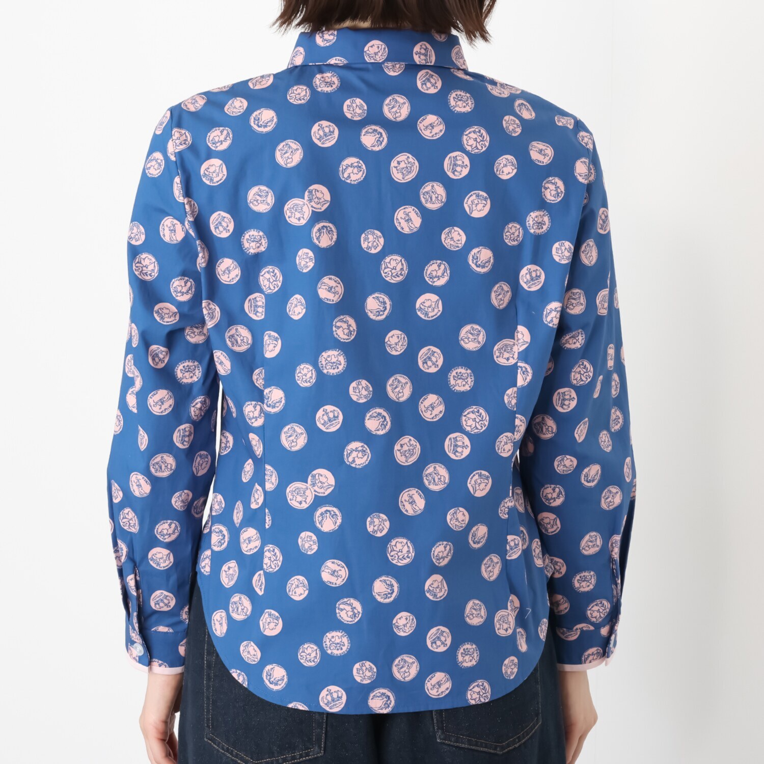 エムジェイアール　バイ マチコ　ジント　ロンドン 配色アクセントシャツ