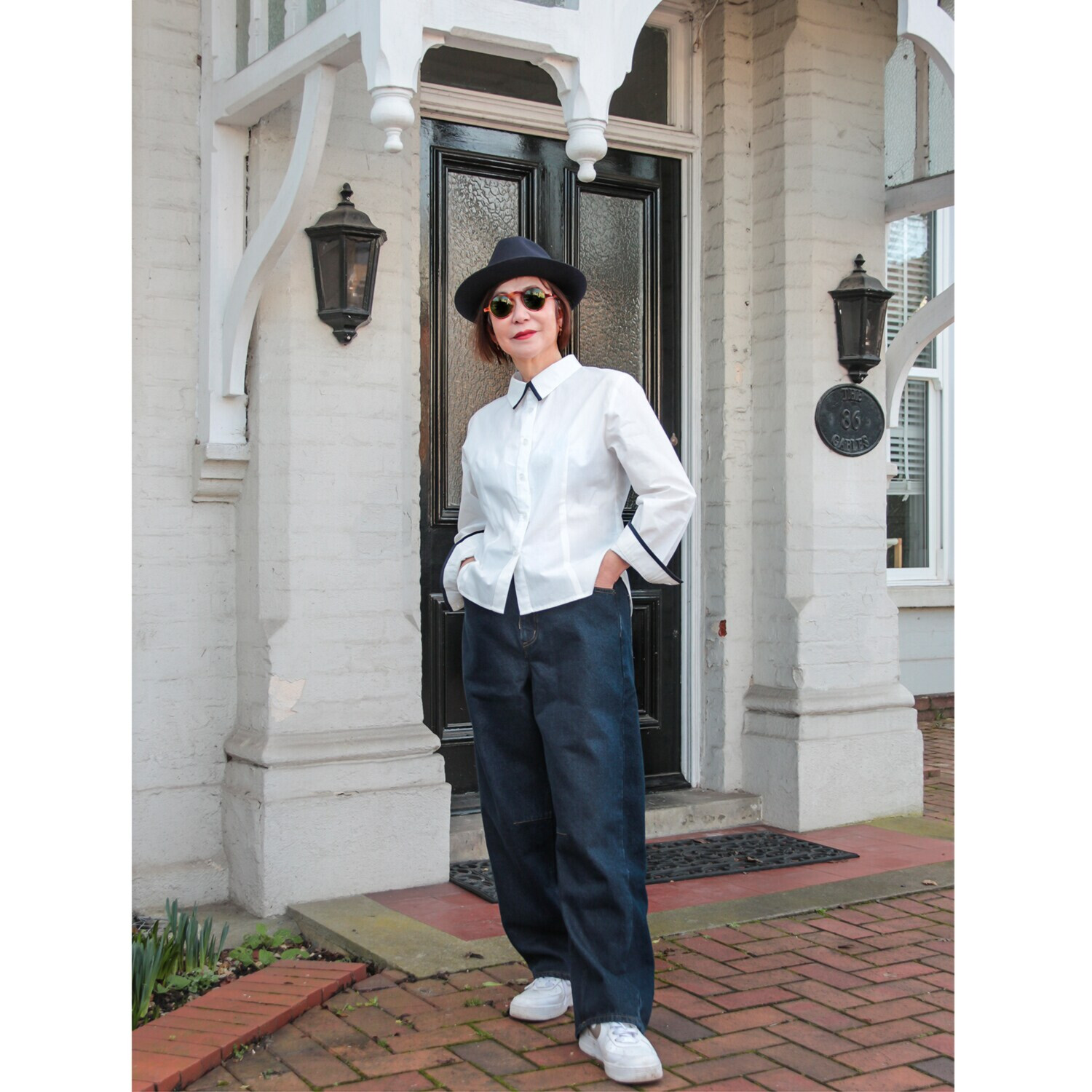 エムジェイアール　バイ マチコ　ジント　ロンドン カーブシルエット デニムパンツ