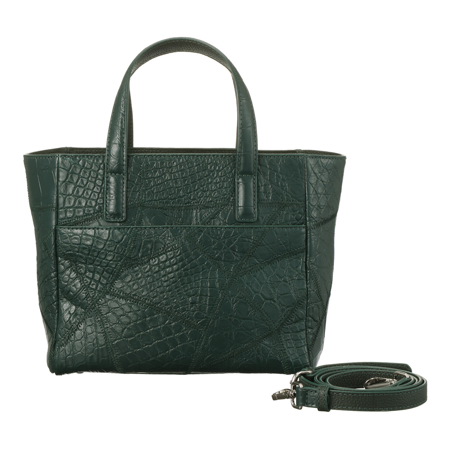 リアマッサ クロコダイル カットワーク ２ウェイバッグ