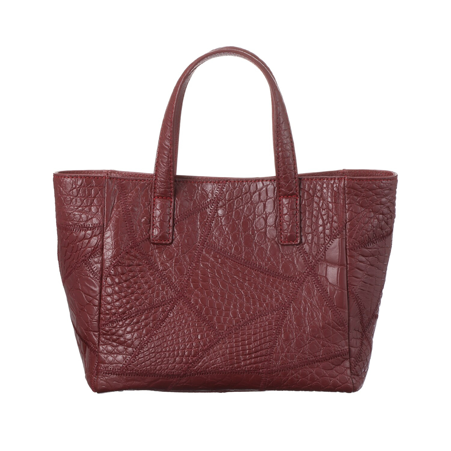 リアマッサ クロコダイル カットワーク ２ウェイバッグ