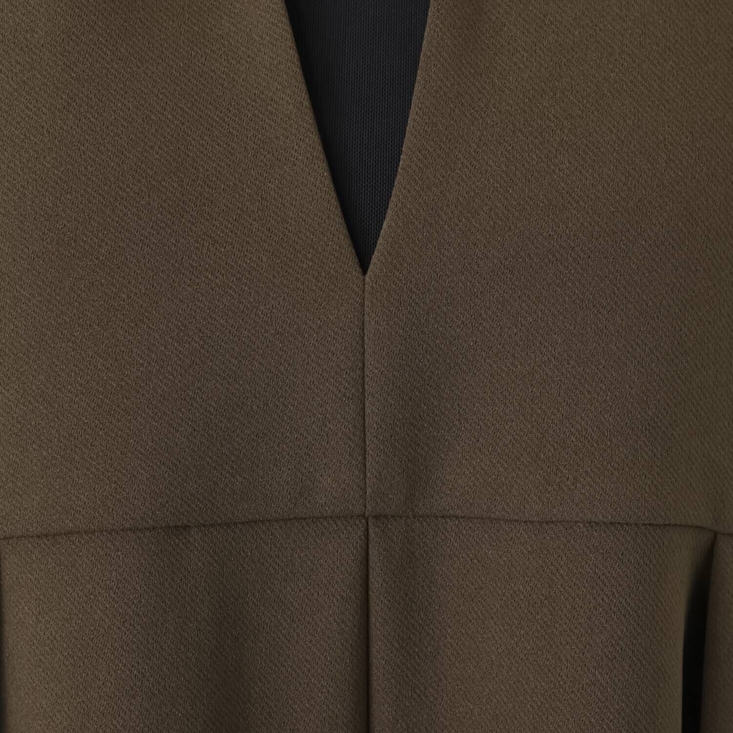 マダムヒロコ ドレープツイル キーネック ジャンパースカート