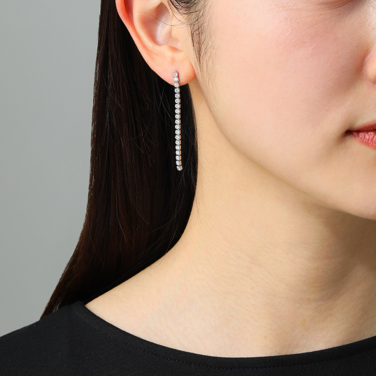 デルークス ステンレス ＣＺ チェーンピアス