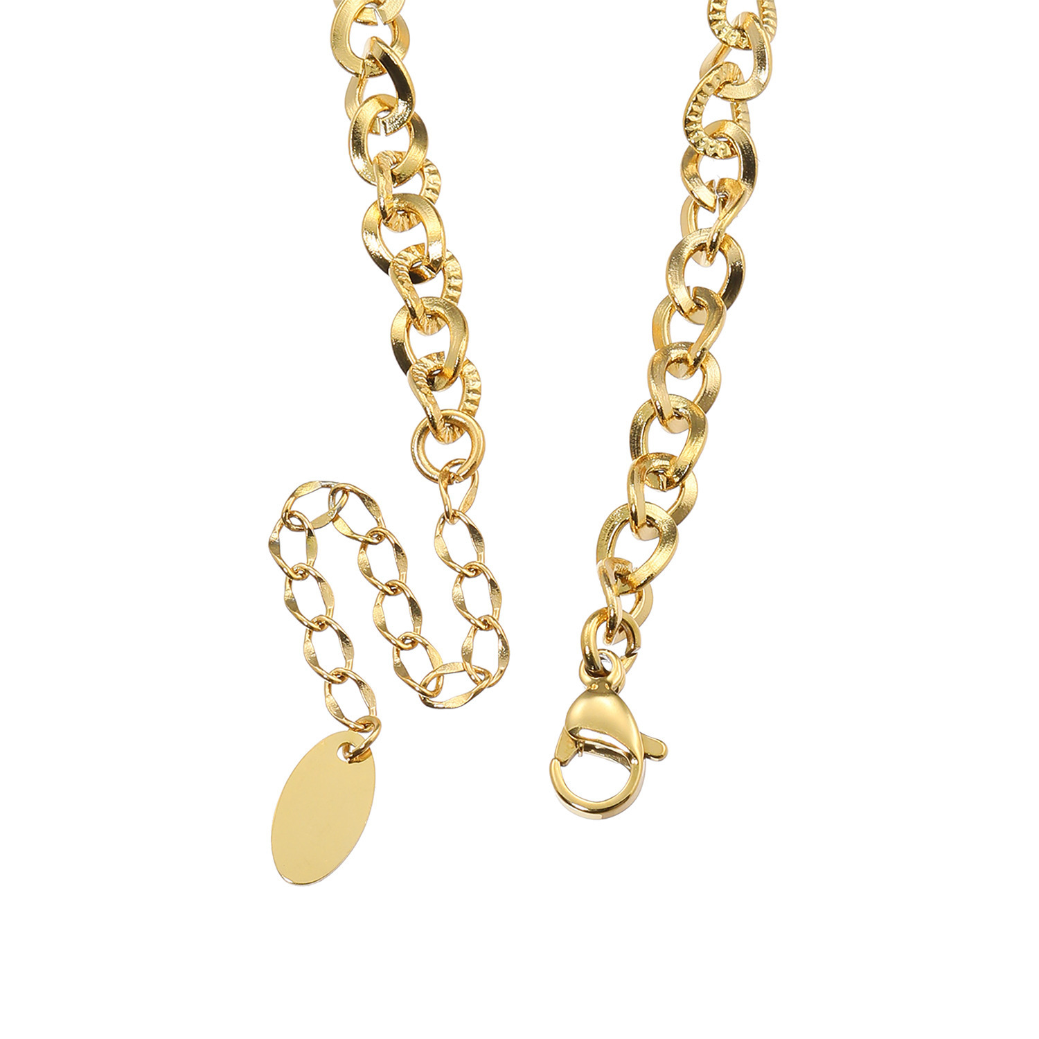 デルークス ステンレス デザインチェーン ネックレス