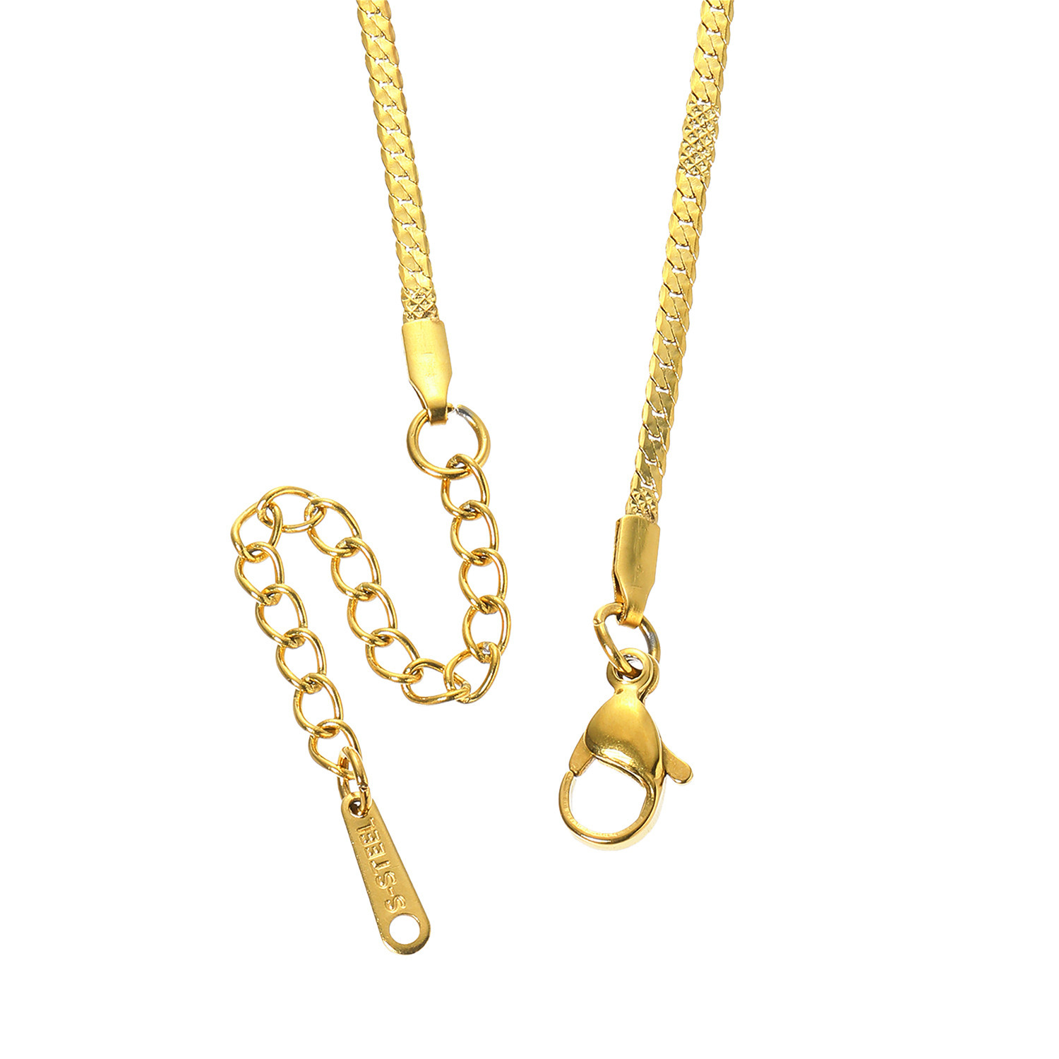 エービーステン ステンレス デザインチェーン ネックレス