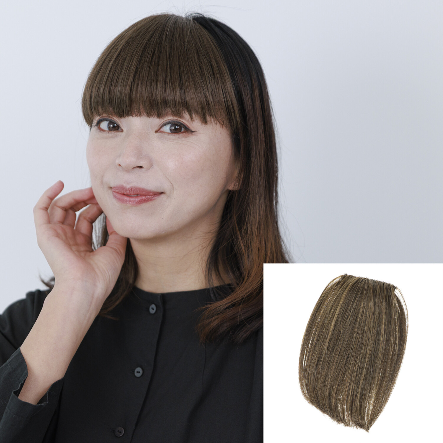 ギンカウィンカ ドレスドヘア 前髪ウィッグ ドゥーブル