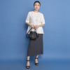 オルテンジア 大人カジュアルを整える 気軽にはけて旬な装い Ｉラインタックスカート