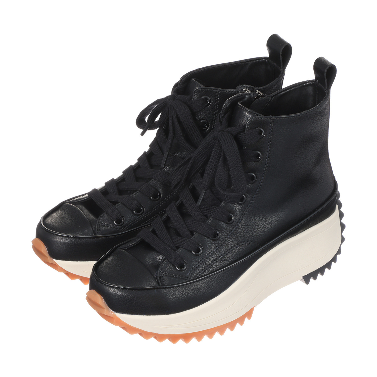 ヌーベルヴォーグ リュクスライン ブランド１５周年企画 牛革厚底スニーカー