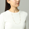 チェーンクリエイト １８Ｋ ひし形パーツアクセント ロングネックレス