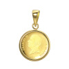 祈平 ロイヤルミント製造 １／３０オンス 純金ユニコーンコイン ペンダントトップ